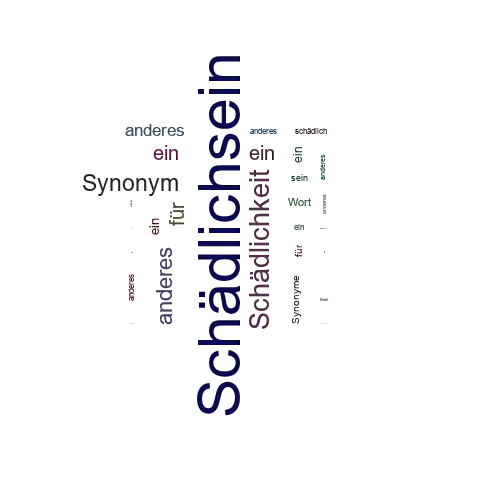 Ein anderes Wort für Schädlichsein - Synonym Schädlichsein
