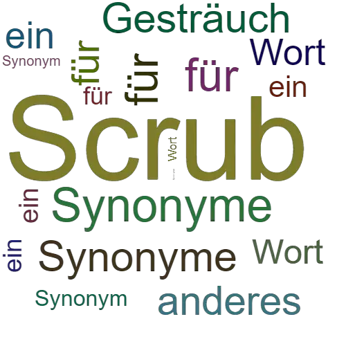 Ein anderes Wort für Scrub - Synonym Scrub
