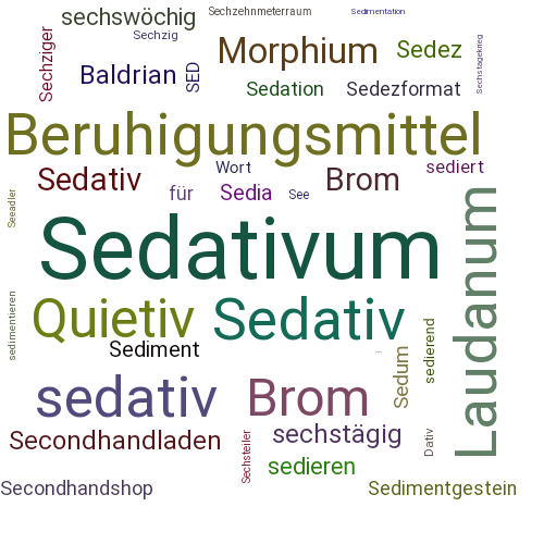 Ein anderes Wort für Sedativum - Synonym Sedativum