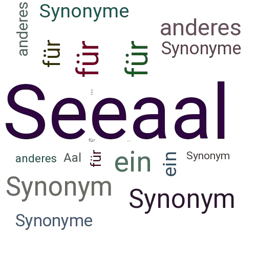 Ein anderes Wort für Seeaal - Synonym Seeaal