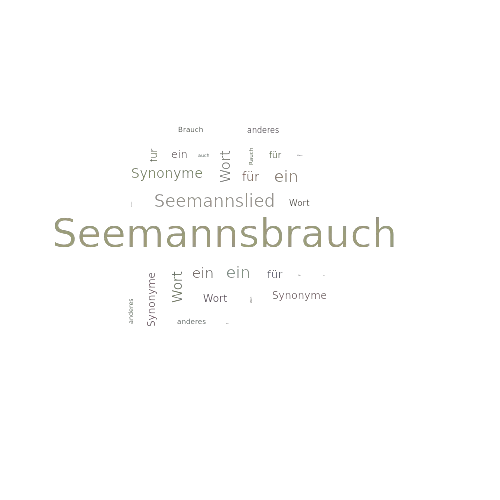 Ein anderes Wort für Seemannsbrauch - Synonym Seemannsbrauch
