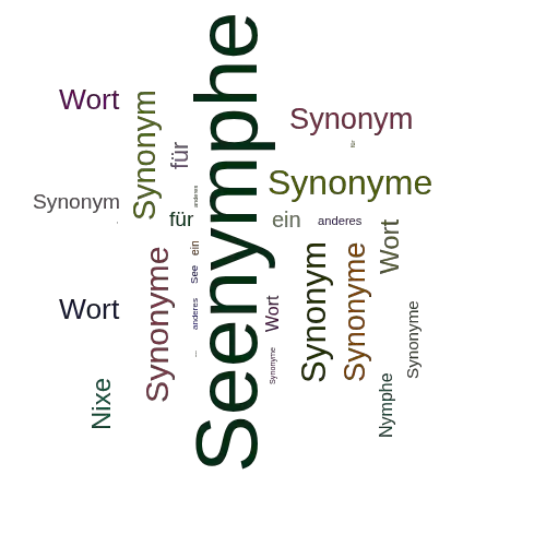 Ein anderes Wort für Seenymphe - Synonym Seenymphe