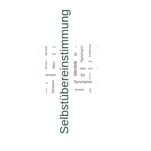 Ein anderes Wort für Selbstübereinstimmung - Synonym Selbstübereinstimmung