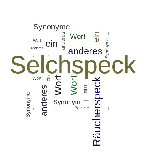 Ein anderes Wort für Selchspeck - Synonym Selchspeck