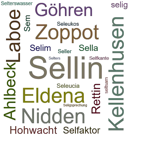 Ein anderes Wort für Sellin - Synonym Sellin