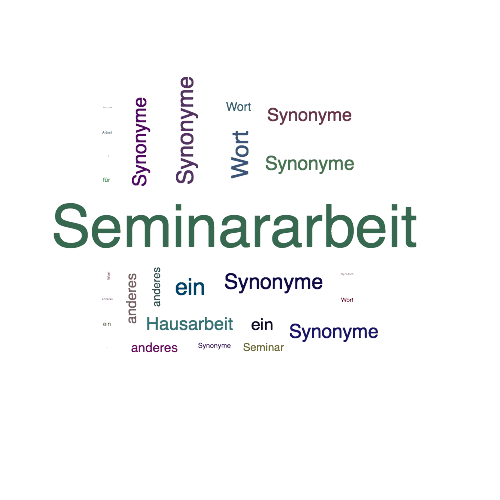 Ein anderes Wort für Seminararbeit - Synonym Seminararbeit