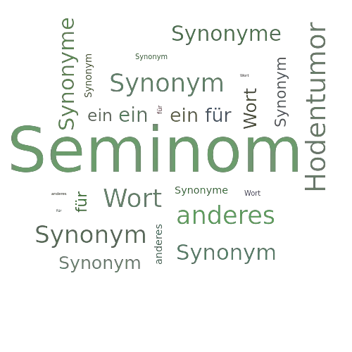 Ein anderes Wort für Seminom - Synonym Seminom