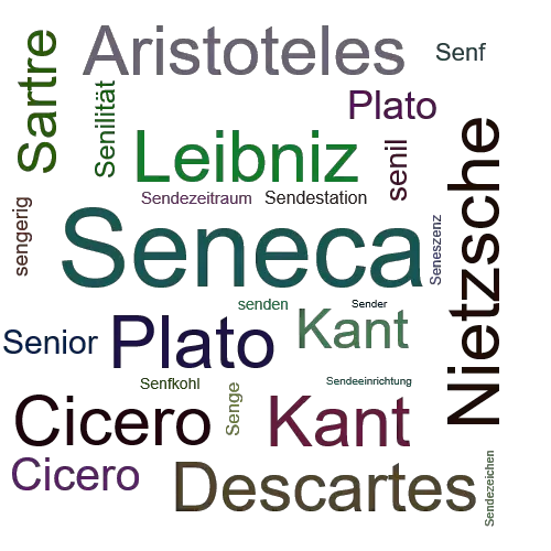 Ein anderes Wort für Seneca - Synonym Seneca
