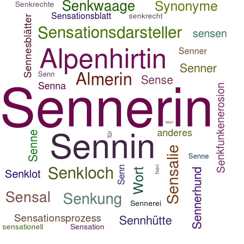 Ein anderes Wort für Sennerin - Synonym Sennerin