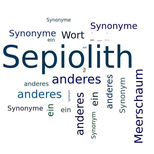 Ein anderes Wort für Sepiolith - Synonym Sepiolith