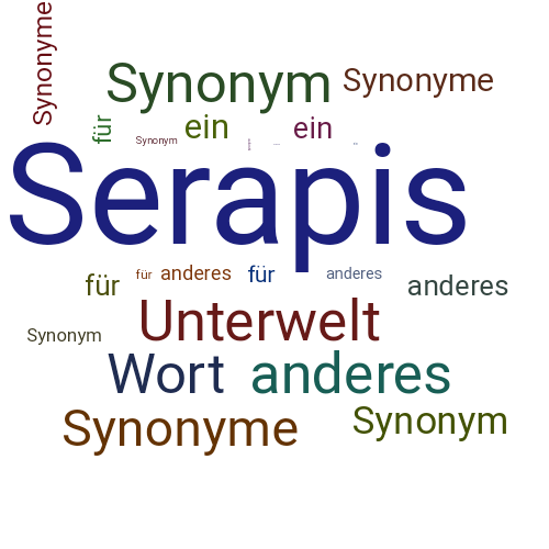 Ein anderes Wort für Serapis - Synonym Serapis
