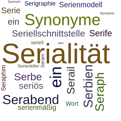Ein anderes Wort für Serialismus - Synonym Serialismus