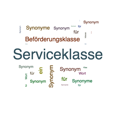 Ein anderes Wort für Serviceklasse - Synonym Serviceklasse