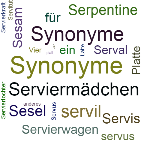 Ein anderes Wort für Servierplatte - Synonym Servierplatte