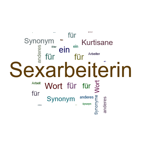 Ein anderes Wort für Sexarbeiterin - Synonym Sexarbeiterin