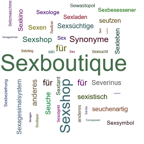 Ein anderes Wort für Sexboutique - Synonym Sexboutique