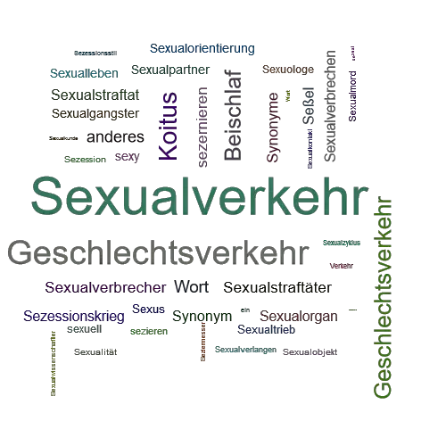 Ein anderes Wort für Sexualverkehr - Synonym Sexualverkehr