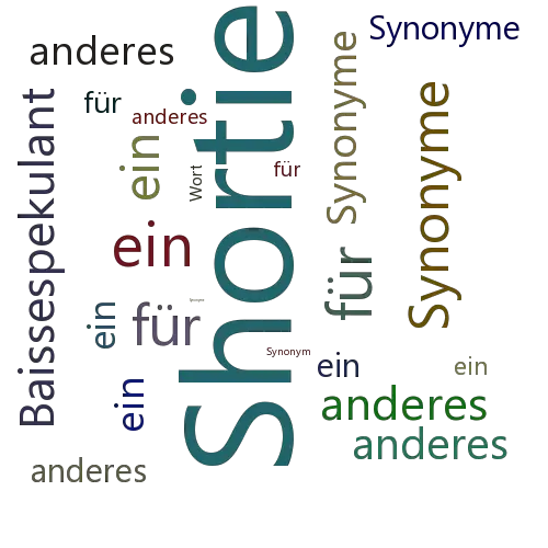 Ein anderes Wort für Shortie - Synonym Shortie