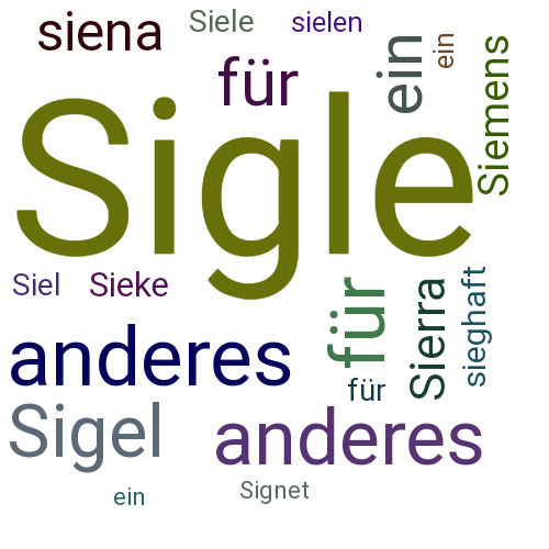Ein anderes Wort für Sigle - Synonym Sigle