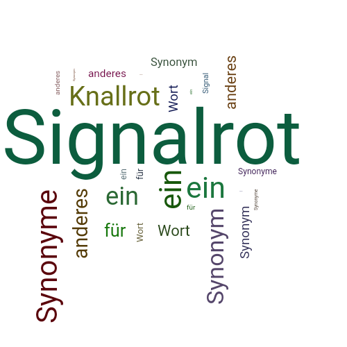 Ein anderes Wort für Signalrot - Synonym Signalrot
