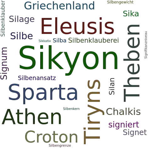 Ein anderes Wort für Sikyon - Synonym Sikyon