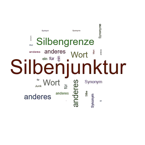 Ein anderes Wort für Silbenjunktur - Synonym Silbenjunktur