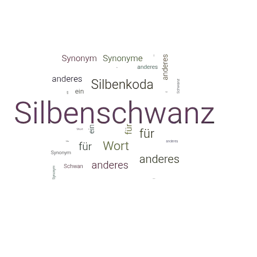 Ein anderes Wort für Silbenschwanz - Synonym Silbenschwanz
