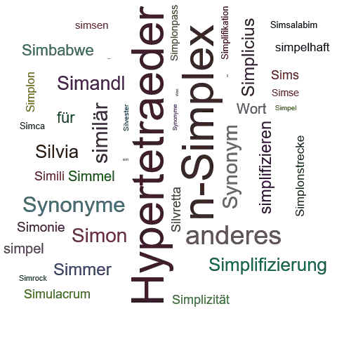 Ein anderes Wort für Simplex - Synonym Simplex