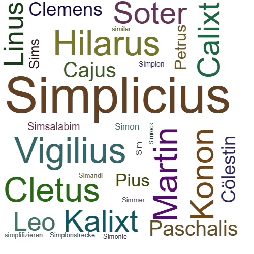 Ein anderes Wort für Simplicius - Synonym Simplicius