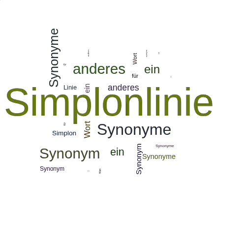 Ein anderes Wort für Simplonlinie - Synonym Simplonlinie