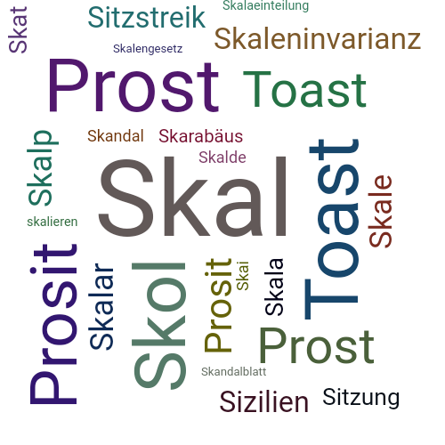 Ein anderes Wort für Skal - Synonym Skal