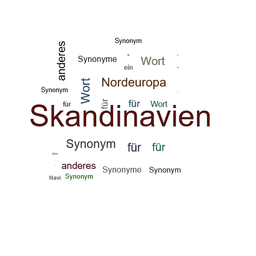 Ein anderes Wort für Skandinavien - Synonym Skandinavien
