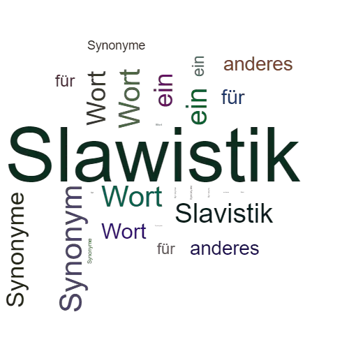 Ein anderes Wort für Slawistik - Synonym Slawistik