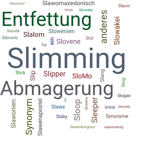 Ein anderes Wort für Slimming - Synonym Slimming