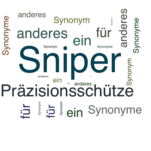 Ein anderes Wort für Sniper - Synonym Sniper