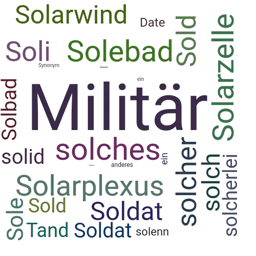 Ein anderes Wort für Soldatenstand - Synonym Soldatenstand