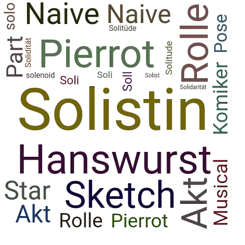 Ein anderes Wort für Solistin - Synonym Solistin