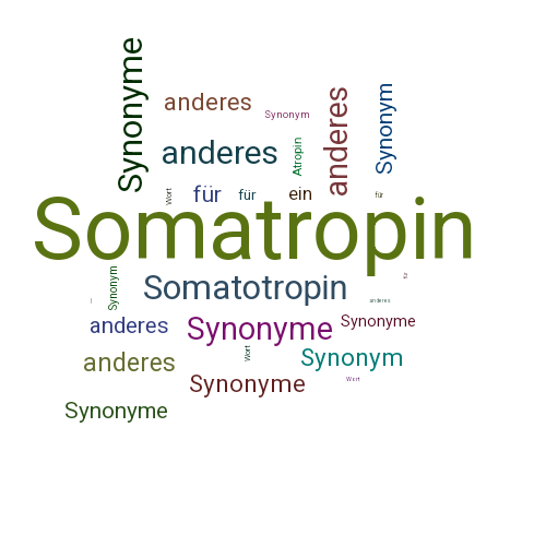 Ein anderes Wort für Somatropin - Synonym Somatropin