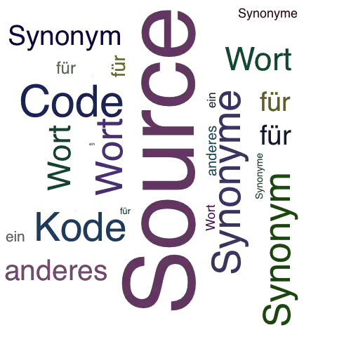 Ein anderes Wort für Source - Synonym Source