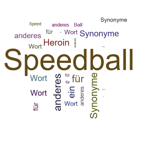 Ein anderes Wort für Speedball - Synonym Speedball