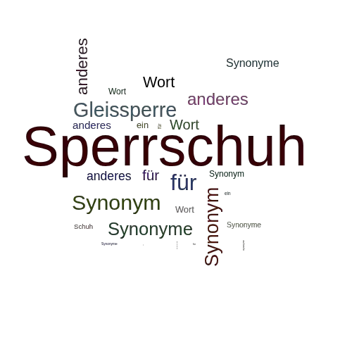 Ein anderes Wort für Sperrschuh - Synonym Sperrschuh