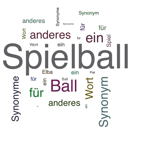 Ein anderes Wort für Spielball - Synonym Spielball
