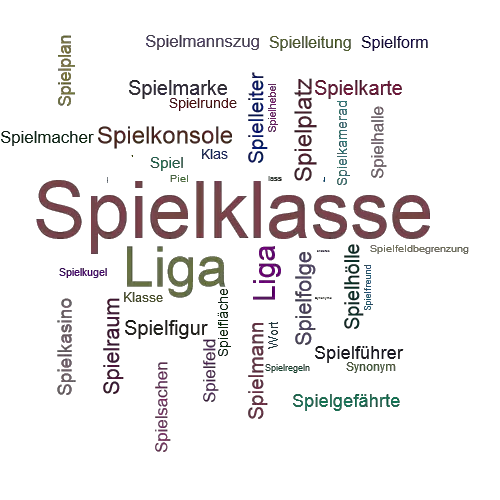 Ein anderes Wort für Spielklasse - Synonym Spielklasse