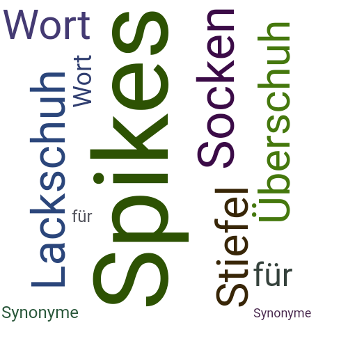 Ein anderes Wort für Spikes - Synonym Spikes