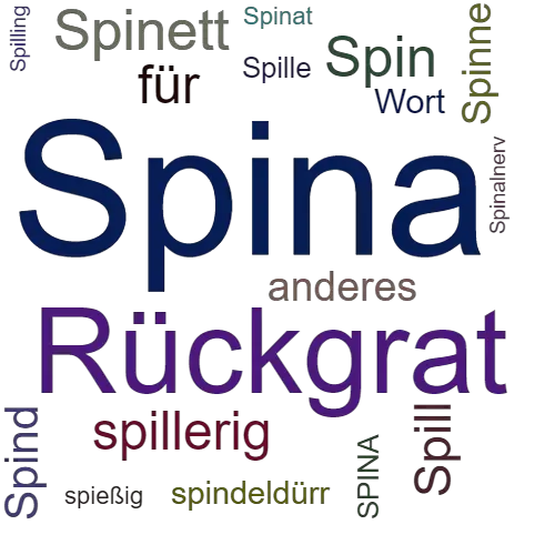 Ein anderes Wort für Spina - Synonym Spina