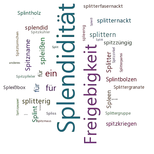 Ein anderes Wort für Splendidität - Synonym Splendidität