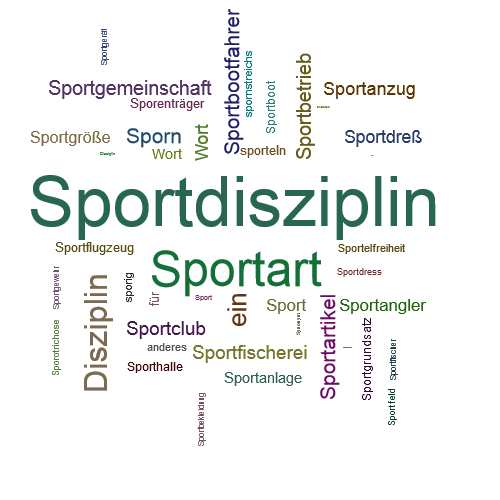 Ein anderes Wort für Sportdisziplin - Synonym Sportdisziplin