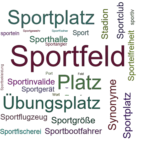Ein anderes Wort für Sportfeld - Synonym Sportfeld