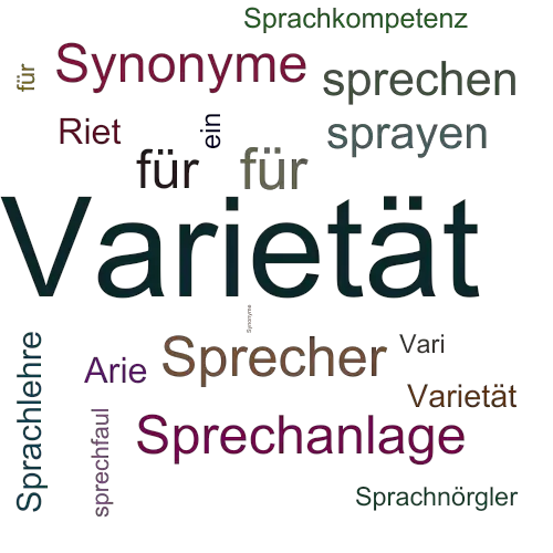 Ein anderes Wort für Sprachvarietät - Synonym Sprachvarietät