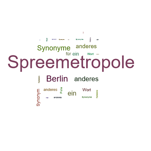 Ein anderes Wort für Spreemetropole - Synonym Spreemetropole